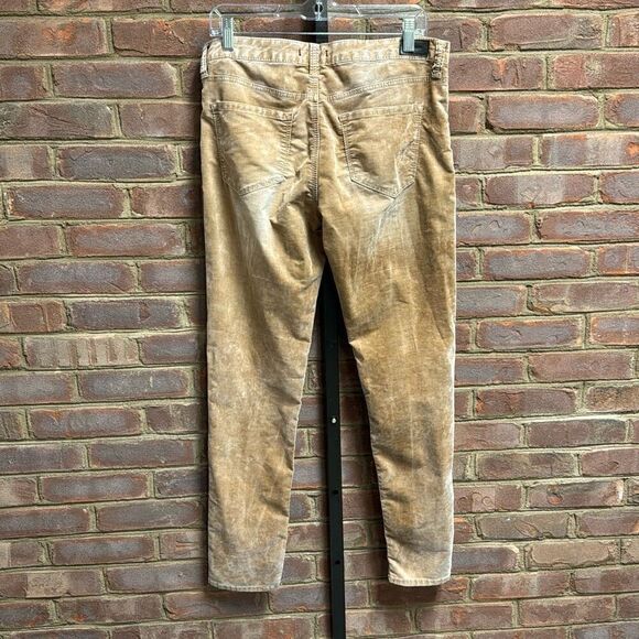 Dear John Women’s Brown Marbled Low Rise Corduroy Pants Size 30 - Picture 4 of 5